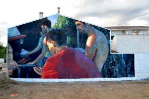 La V Edició de la Mostra d'Art Urbà de l’Alcúdia de Crespins suma dos nous murals als carrers del poble