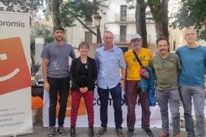 Joan Baldoví reivindica en Benassal más servicios y apoyo al sector primario para superar el reto demográfico en el interior de Castelló