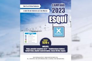 Juventud de Benidorm pone en marcha la Campaña de Esquí 2023