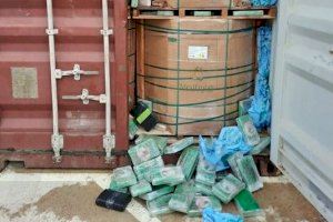 Incautados 620 kilos de cocaína en contenedores del puerto de Valencia
