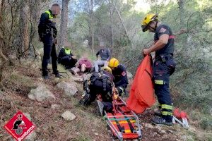 Rescaten a un home de 70 anys després de patir un desmai mentre practicava senderisme a Polop