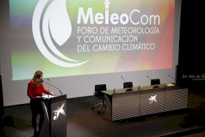 Navarro destaca la función de los meteorólogos para concienciar a la sociedad sobre el cambio climático