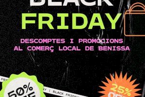 El comercio de Benissa celebra el Black Friday con grandes descuentos