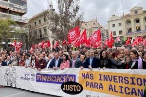 Unidad total en Alicante para reclamar más peso en los Presupuestos del Estado