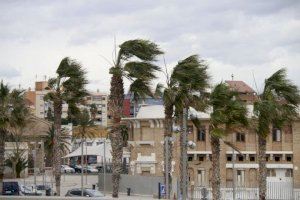 Alerta taronja i groga en la Comunitat Valenciana per fortes ratxes de vent