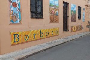 L’Ajuntament de València acaba el mural de Borbotó dedicat a la pilota i a l’Horta