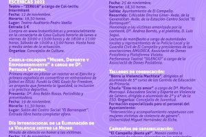 El 25N arrancará el viernes en El Campello con un minuto de silencio por las víctimas de la violencia de género