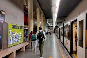 Metrovalencia lanza una campaña para promover el uso del transporte público y la práctica del deporte