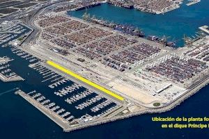 Valenciaport adjudica la planta fotovoltaica del dique Príncipe Felipe del Puerto de València