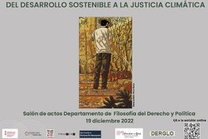 Seminari sobre desenvolupament sostenible i justícia climàtica, a la Facultat de Dret de la UV