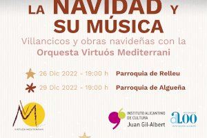 Las parroquias de Relleu y Algueña acogen conciertos navideños organizados por el Instituto Juan Gil-Albert