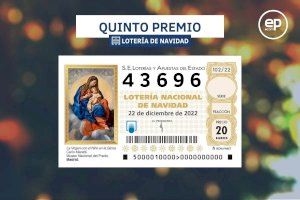 El segundo quinto premio de la Lotería de Navidad cae íntegramente Vizcaya