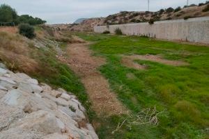 Alicante inicia la limpieza del barranco de las Ovejas aguas arriba de la zona inundada