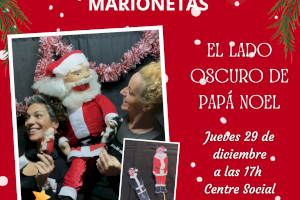 “El lado oscuro de Papá Noel” hoy en el Centro Social Pinar de Garaita