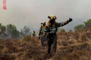 Aumentan un 37% las actuaciones de los Bomberos Forestales de la Generalitat en 2022