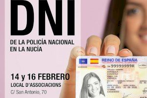 El 14 de febrero retorna la Oficina del DNI a La Nucía