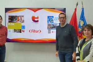 Elda acude a Fitur con un stand propio en el que promocionará la cultura del calzado, la aplicación EldeAR y las Vías Ferratas de Bolón