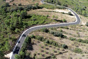 La Generalitat finaliza el acondicionamiento y mejora de la CV-245 en el paraje del Santuario de la Cueva Santa de Altura