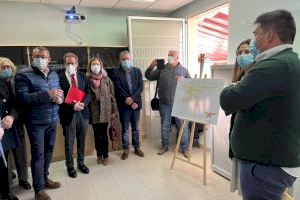 Miguel Mínguez visita las obras del nuevo centro de salud Rincón de Loix en Benidorm que supondrán una inversión de 4,6 millones de euros