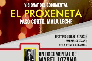 L'actriu i activista Mabel Lozano presenta el 16 de febrer a Xàbia el seu documental “El proxeneta. Paso corto, mala leche'