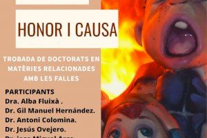 La falla Plaça Doctor Collado reuneix en una taula redona a doctors la tesi dels quals analitza aspectes del món de les falles