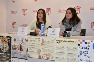 Las fallas de Xàtiva presentan su programación, que contará con una fiesta prefallas para toda la ciudadanía