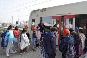 Metrovalencia retoma el programa educativo Metroescola con la visita del Colegio San Juan Bautista de Torrent