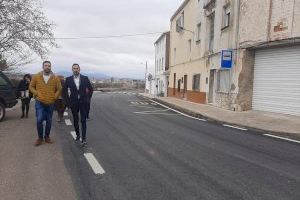 Bielsa visita las obras de la carretera de la Vega