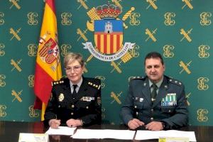 La Policía de la Generalitat y la Guardia Civil de Castellón firman un protocolo de coordinación en materia de violencia de género