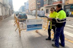 Nules renueva la red de agua de la calle la Mar para mejorar el suministro a sus vecinos