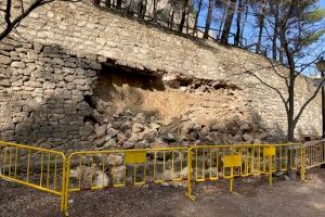 Compromís per Cocentaina demana la reparació urgent del mur de Sant Cristòfol