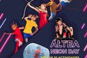 Altea celebra el “Neon Day” amb activitats de multiesport per a xiquets