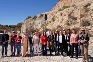 Inician las obras de la Vía Verde la Cantera en Alicante para reconvertir en ruta ciclopeatonal el antiguo trazado del Trenet de La Marina