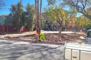 Alicante acelera las obras en la Plaza de San Blas para reurbanizar la calle San Raimundo