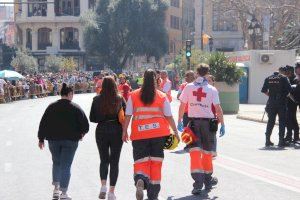 Les Falles del 2023, les que més atencions ha hagut de fer Creu Roja en els darrers anys