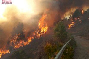 1.000 hectàrees cremades i 8 poblacions desallotjades en l'incendi de Castelló