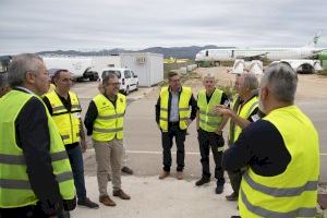 José Martí defiende la cesión a la Generalitat de los terrenos anexos al Aeropuerto de Castellón para crear un polo industrial