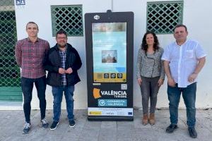 ‘Connecta València’ arriba a la Safor amb la instal·lació de totems intel·ligents