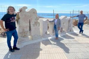 Instalada en el paseo marítimo la escultura “Altea del Mar” ganadora del concurso de “Amb el Nom d’Altea”