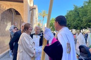 María José Catalá participa en el Domingo de Ramos