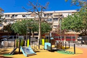 Entran en servicio nuevas áreas de juegos infantiles en parques y plazas de Sant Vicent del Raspeig
