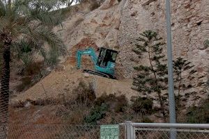 El Ayuntamiento inicia las obras de consolidación de la ladera del Molí del Real