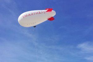 Valenciaport testea el uso de dirigibles para la vigilancia aérea de las actividades portuarias