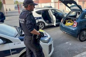 La Policia intercepta a Alcoi un vehicle robat a Màlaga