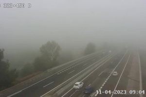 La niebla "engulle" las carreteras de la Comunitat Valenciana