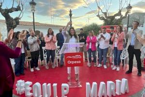 María Jiménez (PSPV) aspira a aconseguir la majoria absoluta a Oropesa