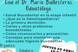 Requena acoge una charla sobre “Salud bucodental en la etapa infantil”, con el Dr Mario Ballesteros