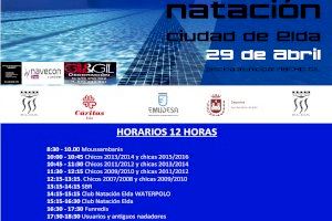 La Piscina Cubierta Nacho Gil acoge el próximo 29 abril la segunda edición de las 12 Horas de Natación