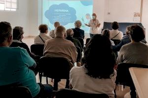 El centro de salud Santa Faz de Alicante organiza el taller “Paciente anticoagulado, pero no olvidado”