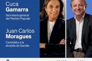 Cuca Gamarra, Carlos Mazón y Juan Carlos Moragues protagonizarán un encuentro este sábado a las 13 horas en Gandia